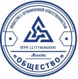 Печать для ООО с логотипом без оснастки